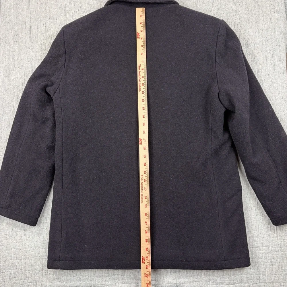 Lauren Ralph Lauren‎ Men's Black Wool-Blend Coat – Size L